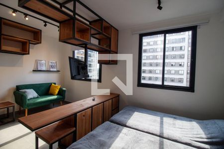 Quarto 1 de apartamento para alugar com 1 quarto, 24m² em  Butantã, São Paulo