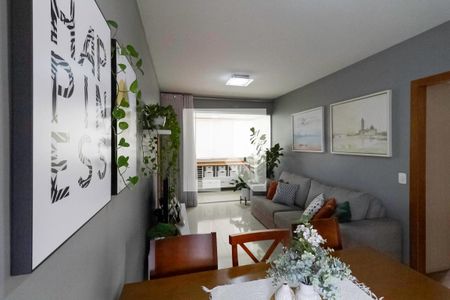 Sala  de apartamento à venda com 2 quartos, 60m² em Caiçaras, Belo Horizonte