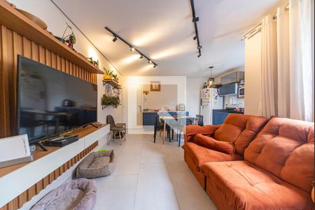 Sala de apartamento à venda com 3 quartos, 70m² em Vila Pires, Santo André