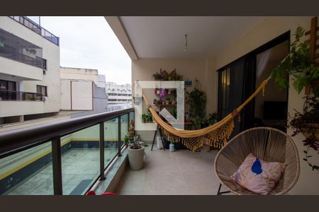 Varanda de apartamento à venda com 3 quartos, 96m² em Recreio dos Bandeirantes, Rio de Janeiro