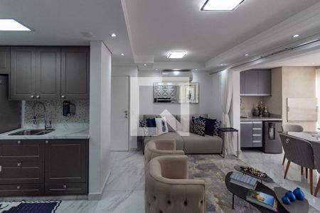 Sala de estar de apartamento à venda com 3 quartos, 94m² em Vila Gertrudes, São Paulo