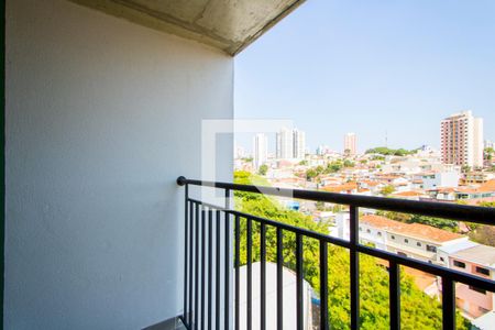 Varanda da sala de apartamento à venda com 2 quartos, 46m² em Vila Valparaíso, Santo André