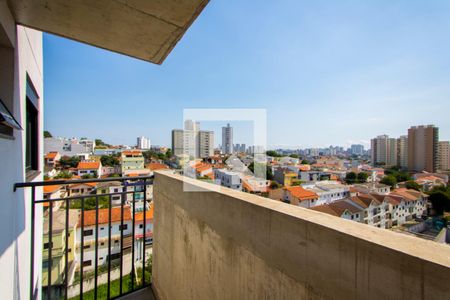 Varanda do quarto 1 de apartamento à venda com 2 quartos, 46m² em Vila Valparaíso, Santo André