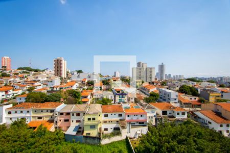 Vista da varanda de apartamento à venda com 2 quartos, 46m² em Vila Valparaíso, Santo André