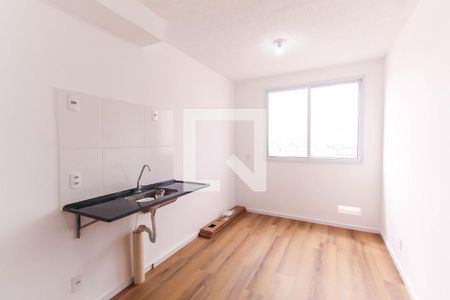 Sala/Cozinha de apartamento para alugar com 1 quarto, 24m² em Belenzinho, São Paulo