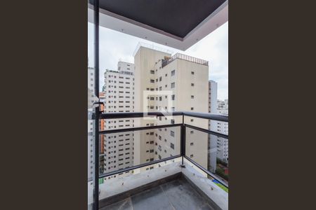 Varanda de apartamento para alugar com 1 quarto, 26m² em Vila Nova Conceição, São Paulo