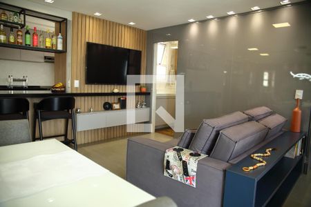 Sala de apartamento para alugar com 1 quarto, 54m² em Jardim Olavo Bilac, São Bernardo do Campo