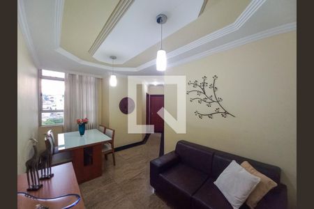 Sala de apartamento à venda com 2 quartos, 55m² em João Pinheiro, Belo Horizonte