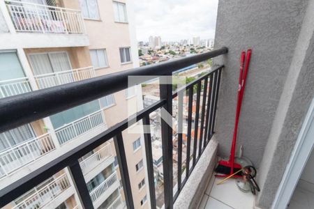 Varanda da Sala de apartamento para alugar com 1 quarto, 27m² em Vila Ré, São Paulo