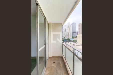 Varanda da Sala de apartamento à venda com 3 quartos, 92m² em Campo Belo, São Paulo