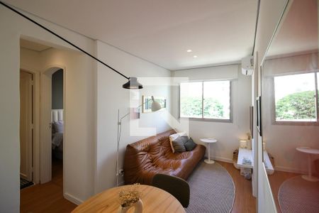 Sala de apartamento à venda com 1 quarto, 40m² em Jardim Paulista, São Paulo