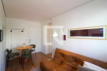 Sala de apartamento à venda com 1 quarto, 40m² em Jardim Paulista, São Paulo