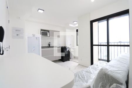 Sala de apartamento para alugar com 1 quarto, 27m² em Barra Funda, São Paulo