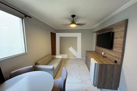 Sala de apartamento para alugar com 2 quartos, 45m² em Campos Elísios, Ribeirão Preto