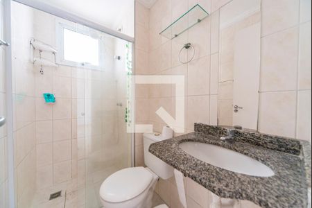 Banheiro  de apartamento para alugar com 2 quartos, 55m² em Vila Sacadura Cabral, Santo André