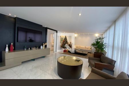 Sala 1 de apartamento à venda com 4 quartos, 240m² em Belvedere, Belo Horizonte