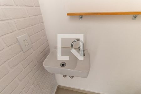 Lavabo de casa de condomínio para alugar com 2 quartos, 83m² em Vila Brasilio Machado, São Paulo