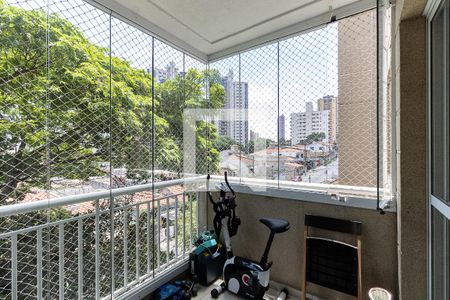 Varanda  de apartamento à venda com 3 quartos, 84m² em Vila Santo Estefano, São Paulo