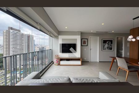 Sala de apartamento à venda com 1 quarto, 69m² em Jardins, São Paulo