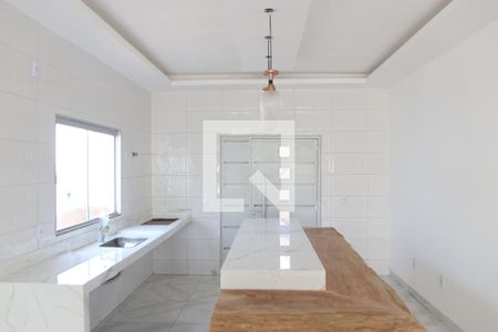 Cozinha de casa para alugar com 3 quartos, 120m² em Residencial Rio Verde, Goiânia