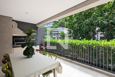 Varanda de apartamento à venda com 3 quartos, 179m² em Brooklin, São Paulo