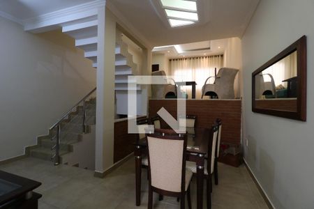 Sala de Jantar de casa à venda com 3 quartos, 180m² em Jardim Las Vegas, Santo André