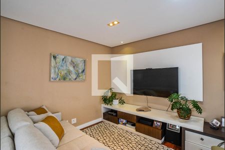 Sala de apartamento à venda com 3 quartos, 127m² em Vila Bastos, Santo André