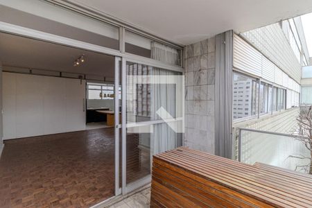 Varanda de apartamento à venda com 3 quartos, 203m² em Higienópolis, São Paulo