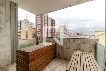 Varanda de apartamento à venda com 3 quartos, 203m² em Higienópolis, São Paulo