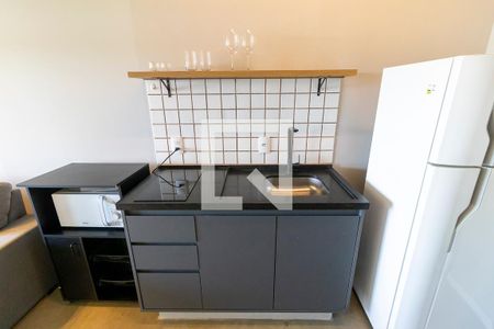 Studio - Cozinha de kitnet/studio para alugar com 1 quarto, 35m² em Parque das Universidades, Campinas