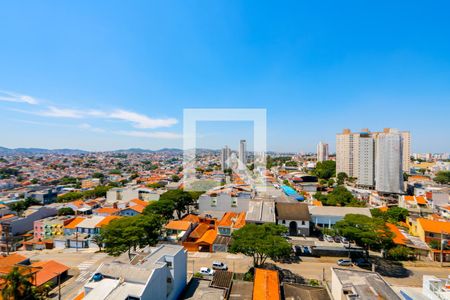 Vista da sala de apartamento à venda com 3 quartos, 78m² em Vila Assunção, Santo André