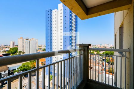 Varanda da sala de apartamento à venda com 3 quartos, 78m² em Vila Assunção, Santo André