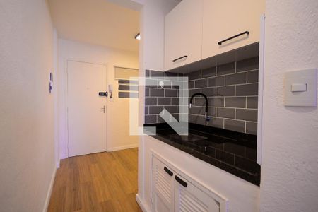 Sala/Cozinha de apartamento para alugar com 1 quarto, 28m² em Aclimação, São Paulo