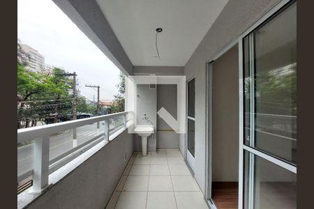 Varanda da Sala de apartamento para alugar com 2 quartos, 45m² em Jurubatuba, São Paulo