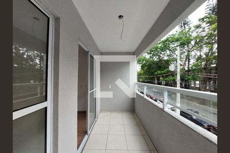 Varanda da Sala de apartamento para alugar com 2 quartos, 45m² em Jurubatuba, São Paulo