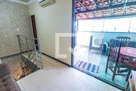 Sala cobertura de apartamento à venda com 3 quartos, 150m² em Manacás, Belo Horizonte