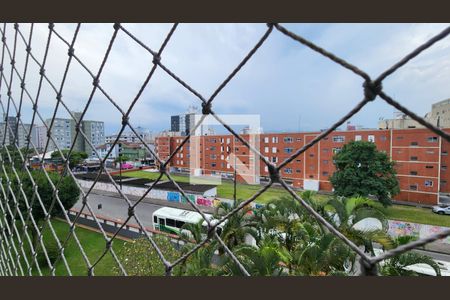 Vista da Sala de apartamento para alugar com 3 quartos, 82m² em Aparecida, Santos