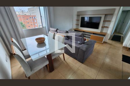 Sala de apartamento para alugar com 3 quartos, 82m² em Aparecida, Santos