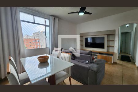 Sala de apartamento para alugar com 3 quartos, 82m² em Aparecida, Santos