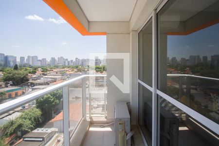 Varanda de apartamento para alugar com 1 quarto, 36m² em Brooklin, São Paulo