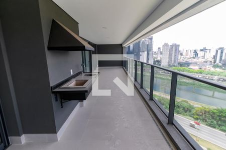 Varanda da Sala de apartamento à venda com 4 quartos, 186m² em Real Parque , São Paulo