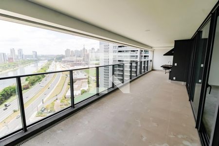 Varanda da Sala de apartamento à venda com 4 quartos, 186m² em Real Parque , São Paulo