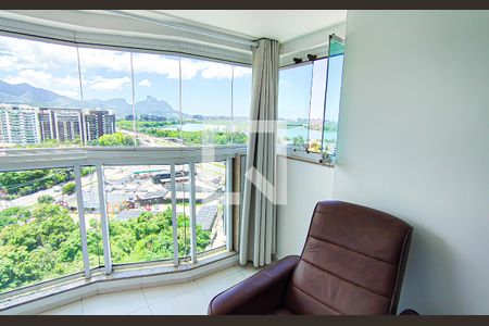 sala - varanda de apartamento para alugar com 2 quartos, 68m² em Barra da Tijuca, Rio de Janeiro