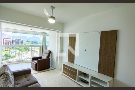 sala de apartamento para alugar com 2 quartos, 68m² em Barra da Tijuca, Rio de Janeiro