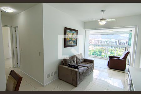 sala de apartamento para alugar com 2 quartos, 68m² em Barra da Tijuca, Rio de Janeiro