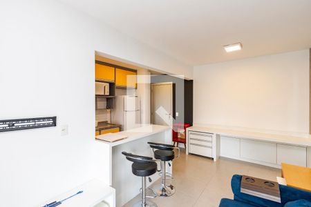 Sala de apartamento para alugar com 1 quarto, 47m² em Jardim Santo Amaro, São Paulo