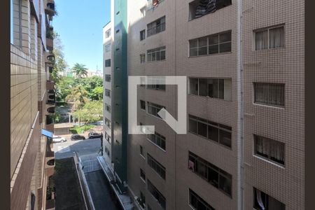 Vista da Sala de apartamento para alugar com 1 quarto, 50m² em Ponta da Praia, Santos