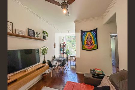 Sala de apartamento à venda com 1 quarto, 52m² em Glória, Rio de Janeiro