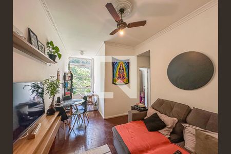 Sala de apartamento à venda com 1 quarto, 52m² em Glória, Rio de Janeiro