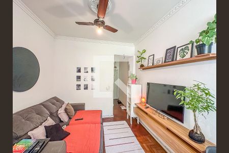 Sala de apartamento à venda com 1 quarto, 52m² em Glória, Rio de Janeiro